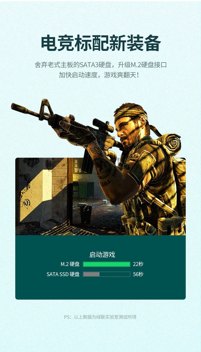 ugreen绿联-更专业更安心的数码品牌 绿联m.2转接卡固态硬盘盒,pci-e转nvme/ngff