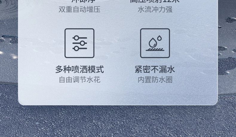 绿联便携式高压洗车水枪