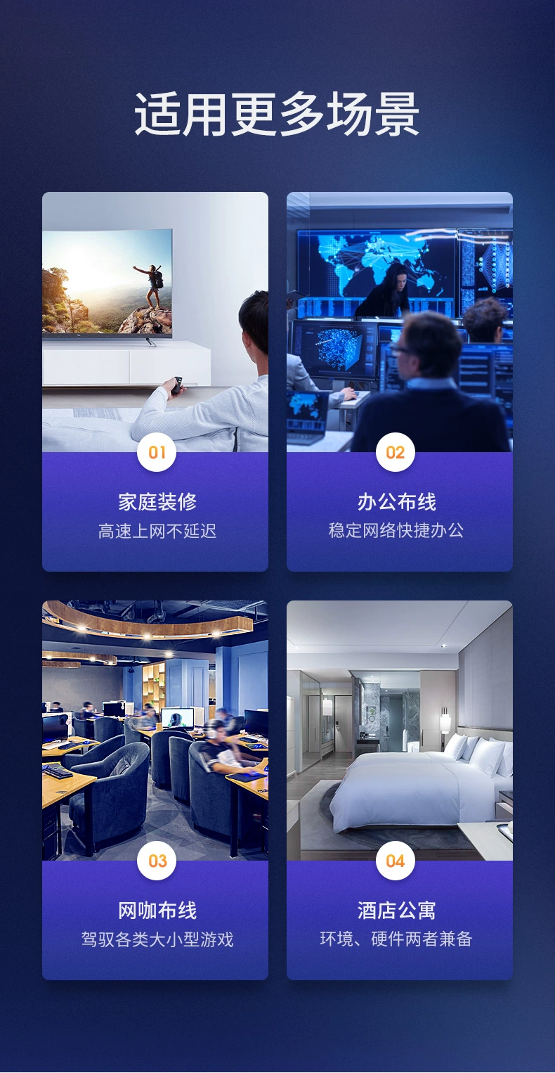 ugreen绿联-更专业更安心的数码品牌 绿联六类弯头网线,cat6千兆纯铜网线