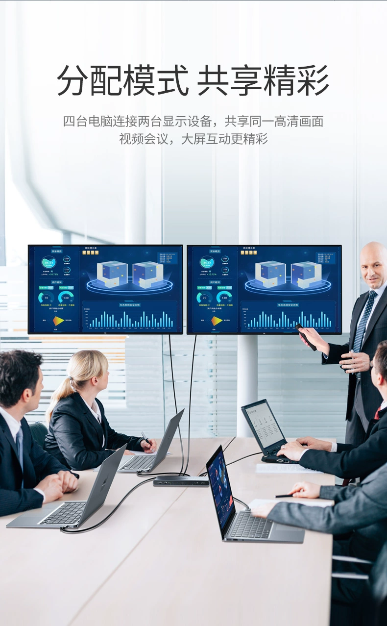 绿联hdmi2.0矩阵4进2出切换器