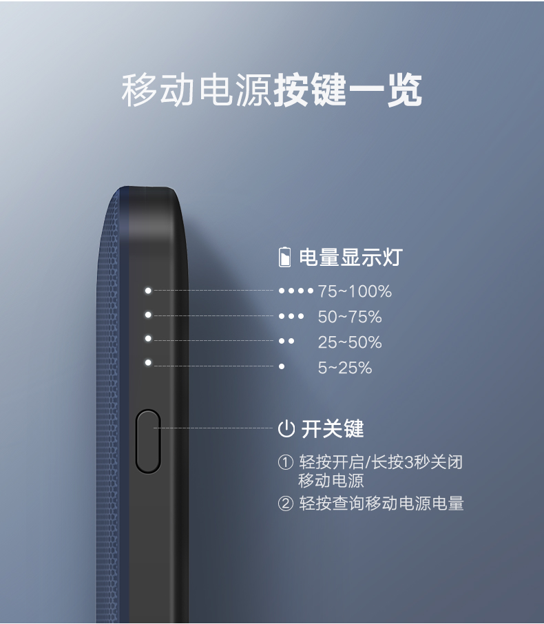 ugreen绿联-更专业更安心的数码品牌 绿联苹果移动电源,10000毫安带usb线和苹果数据线