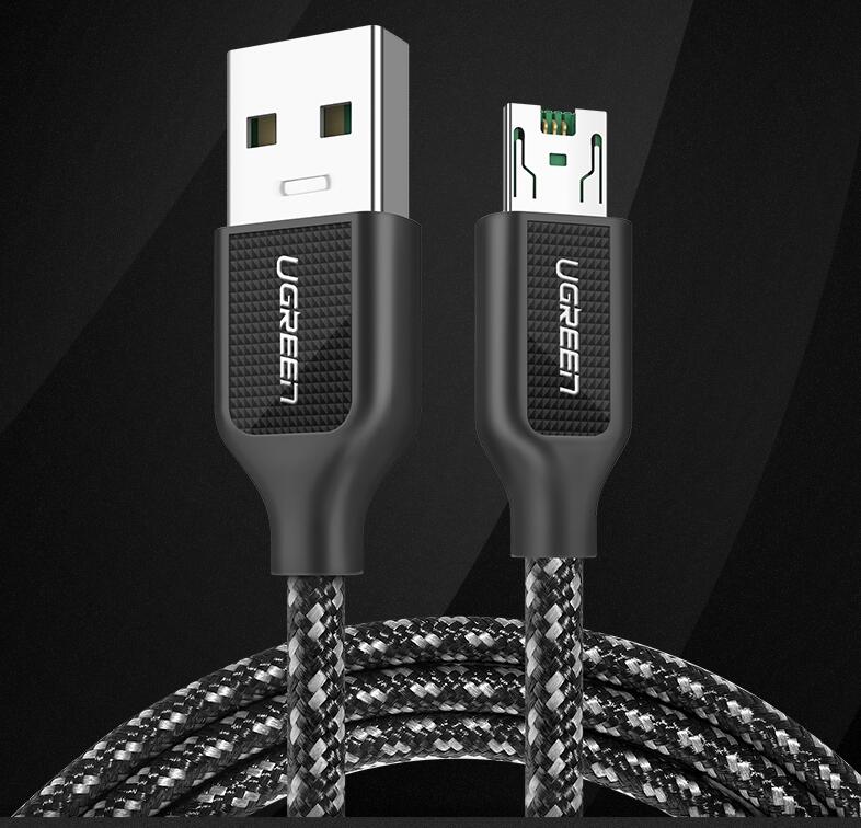 ugreen绿联-更专业更安心的数码品牌 绿联4a闪充数据线,vooc闪充oppor9/11s手机通用快充数据线