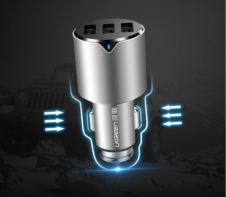 1511256762819256.jpg 绿联一拖三车载充电器,5.8a三口usb车载快充充电器