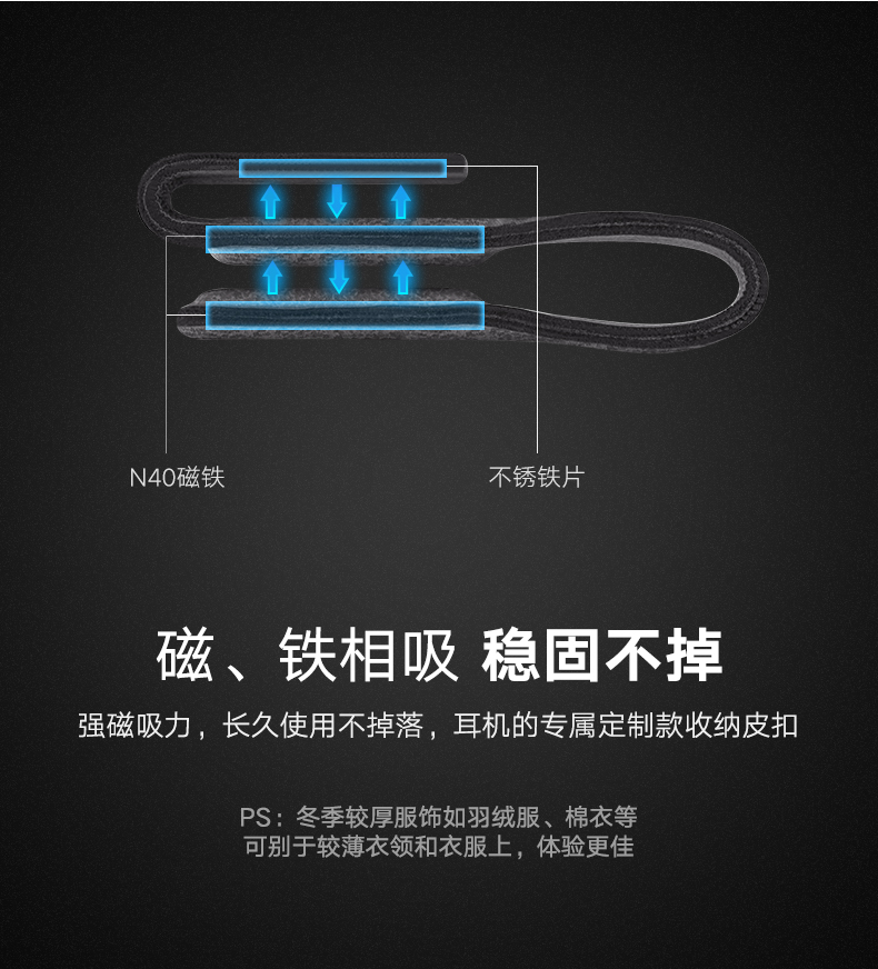 绿联耳机理线器，多功能耳机收纳皮扣