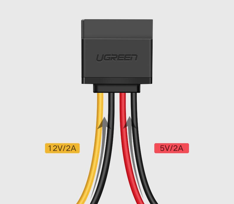 1511840682528154.jpg 绿联sata电源线,台式电脑硬盘4pin转15pin转接线