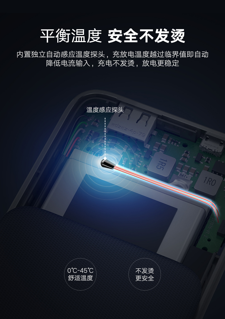 ugreen绿联-更专业更安心的数码品牌 绿联5000毫安充电宝,苹果华为小米通用自带苹果线移动电源