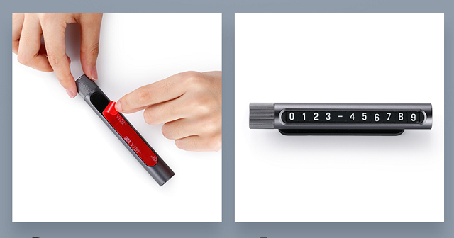 绿联临时停车号码牌使用说明