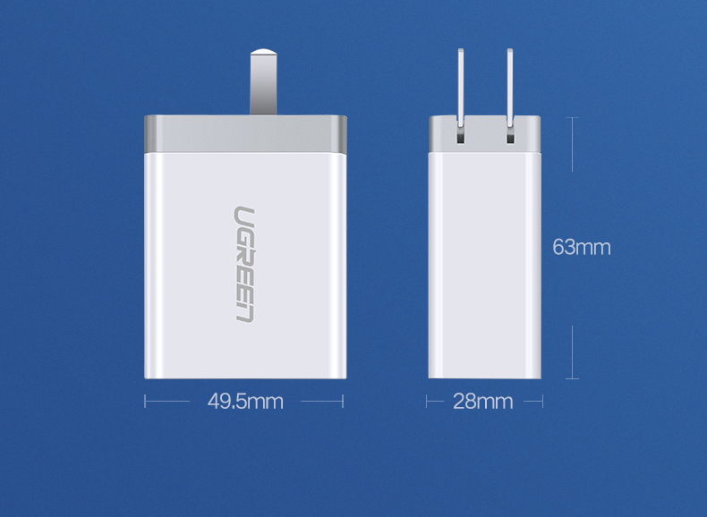 ugreen绿联-更专业更安心的数码品牌 绿联华为超级快充充电器,5a电流支持原装scp快充