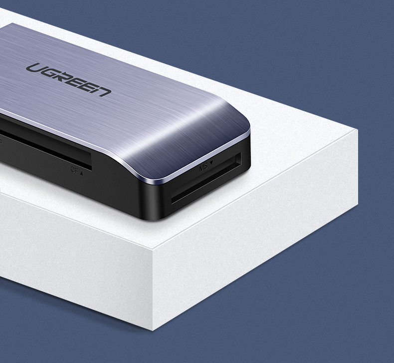 ugreen绿联-更专业更安心的数码品牌 绿联usb3.0多合一读卡器,手机单反相机sdtfms卡读卡器