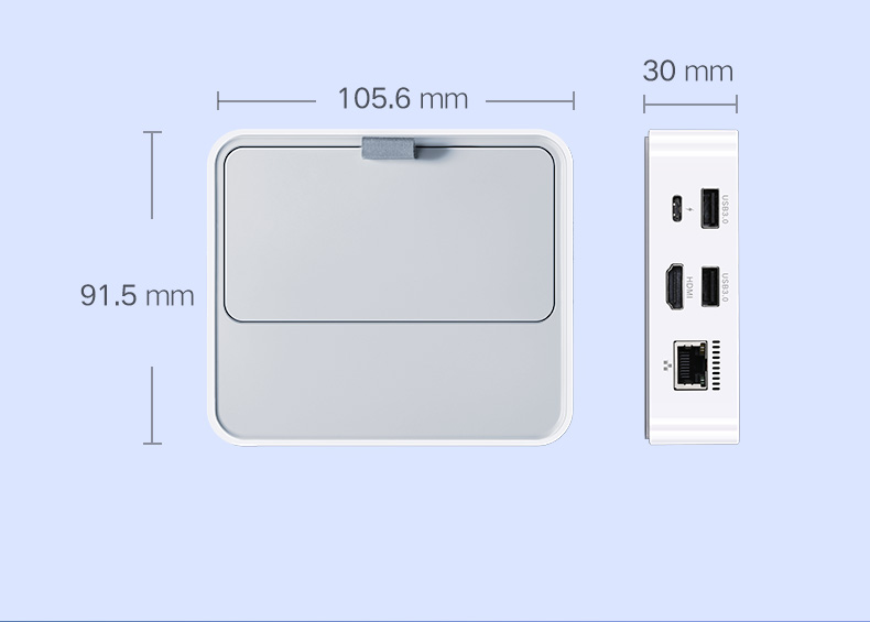 ugreen绿联-更专业更安心的数码品牌 绿联type-c手机智能扩展底座,锤子坚果华为手机同屏扩展坞