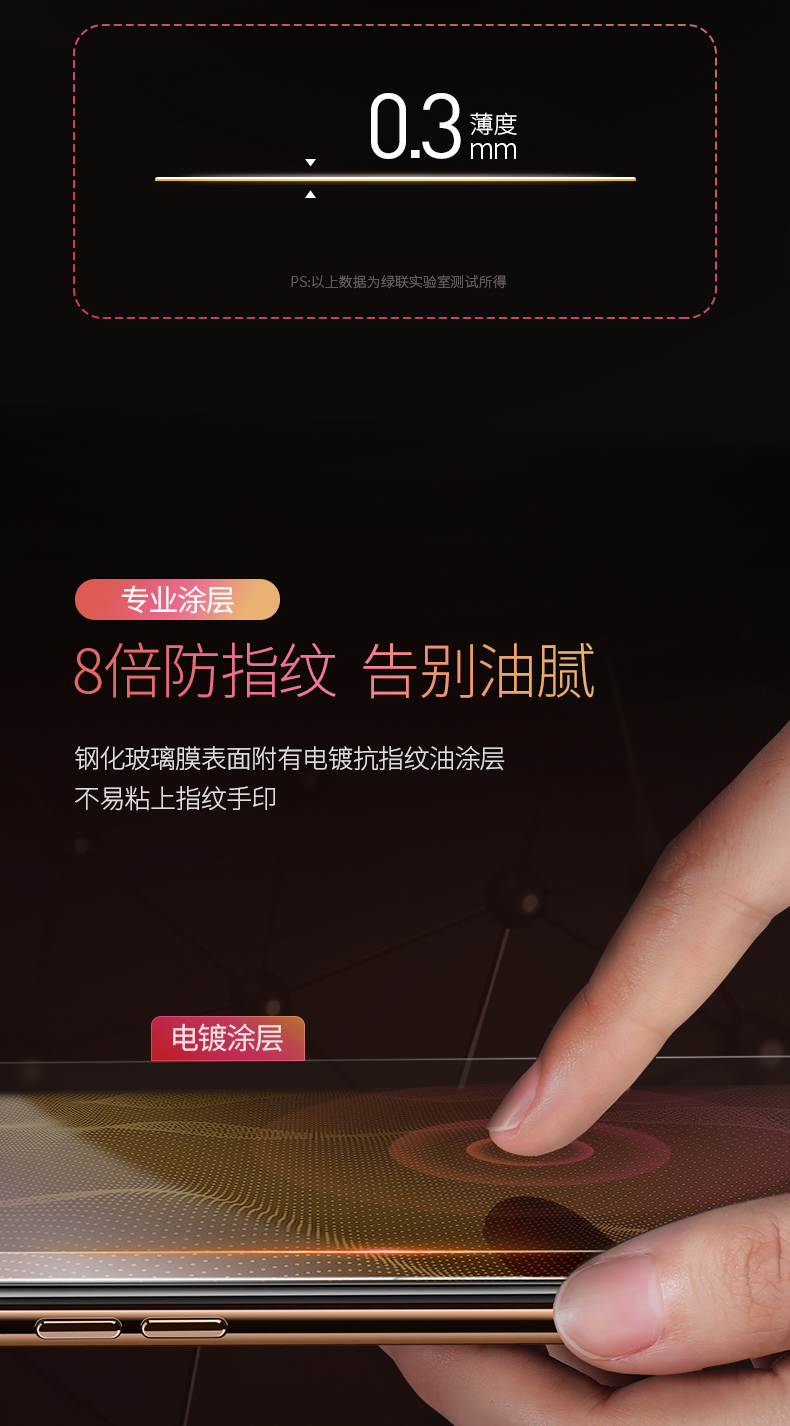 绿联iphone xs钢化膜