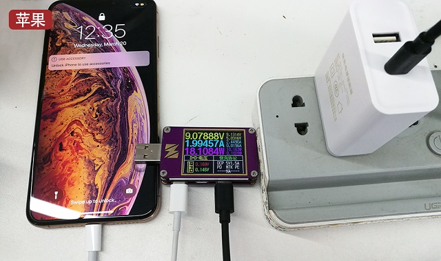 59元第三方绿联pd快充线和149原装线实测数据对比