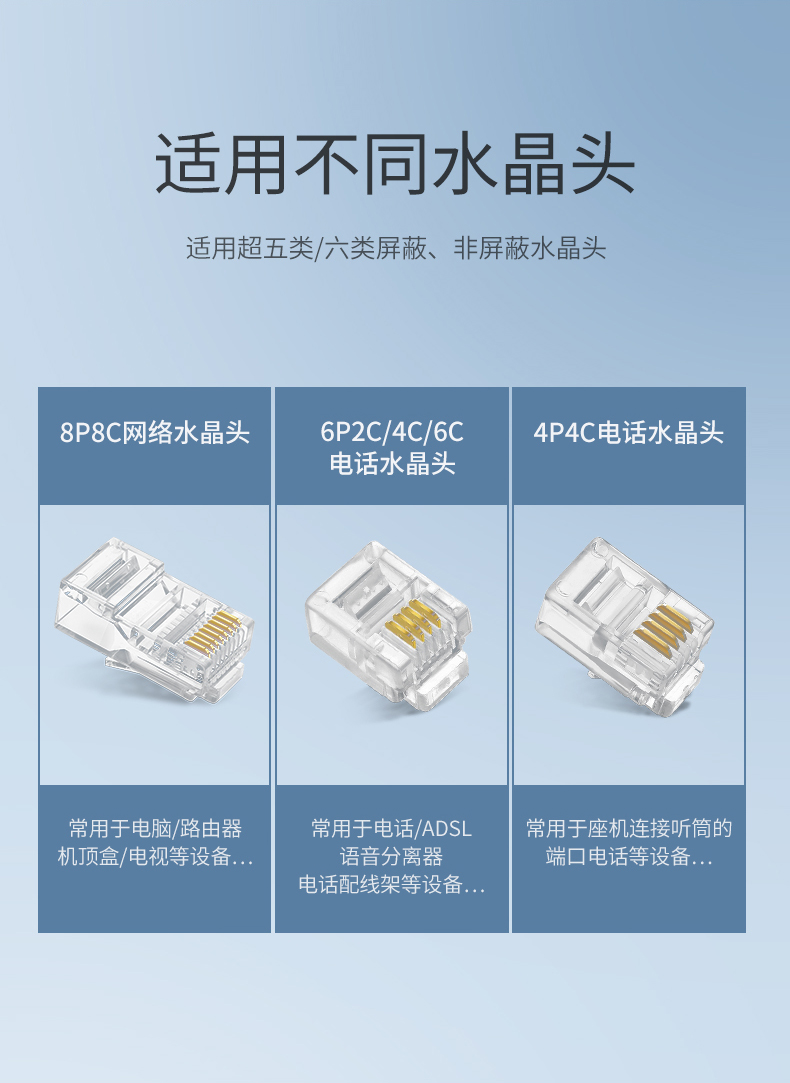 绿联网线压线钳 网络宽带安装钳