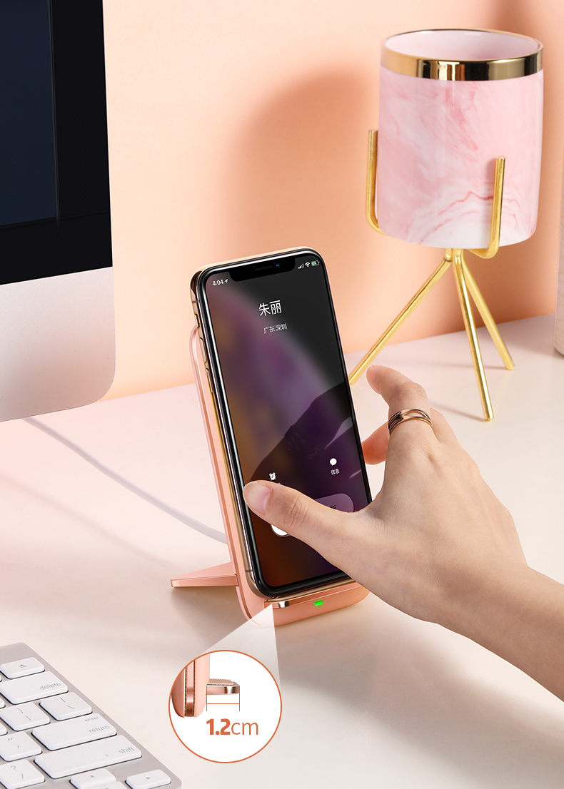 绿联苹果xs无线充电立式支架