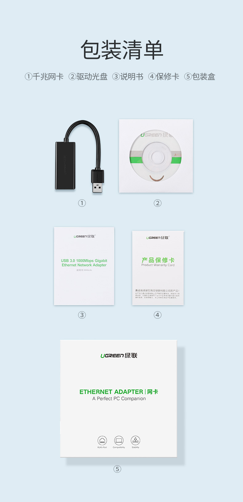 绿联usb有线百兆网卡
