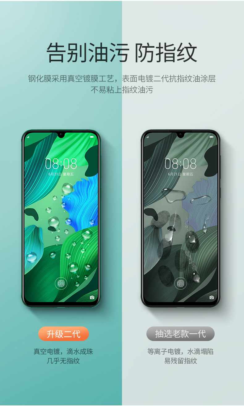 绿联华为nova系列钢化膜