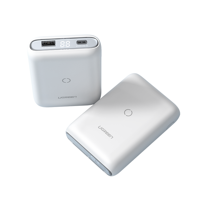 绿联无线充电宝10000mah轻薄款