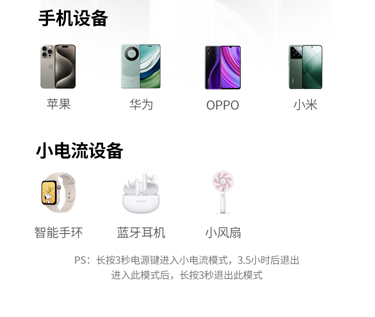 绿联 胶囊充电宝5000毫安22.5w快充type-c直插可上飞机 pb503 绿联 胶囊充电宝5000毫安22.5w快充type-c直插可上飞机 pb503