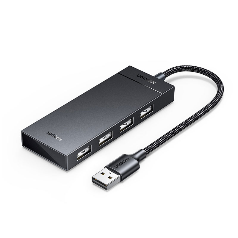 绿联usb type-a 四口集线器hub 一拖四拓展坞