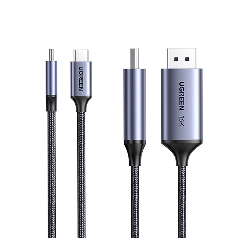 绿联type-c转dp2.1视频线 16k高清高刷雷电4