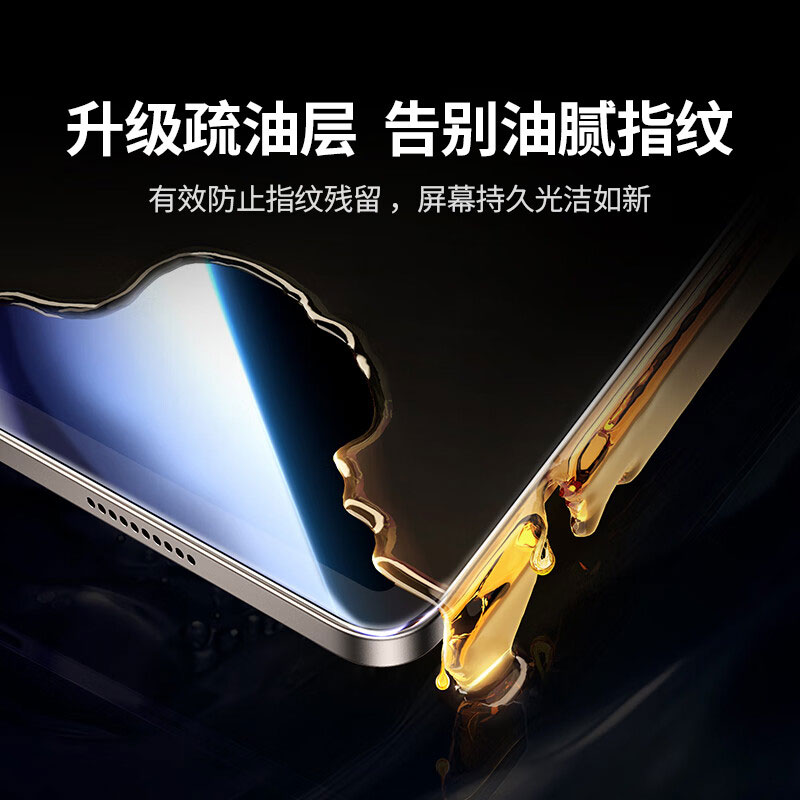 绿联 ipad pro 2024钢化膜 11英寸全屏抗指纹防摔超薄保护膜