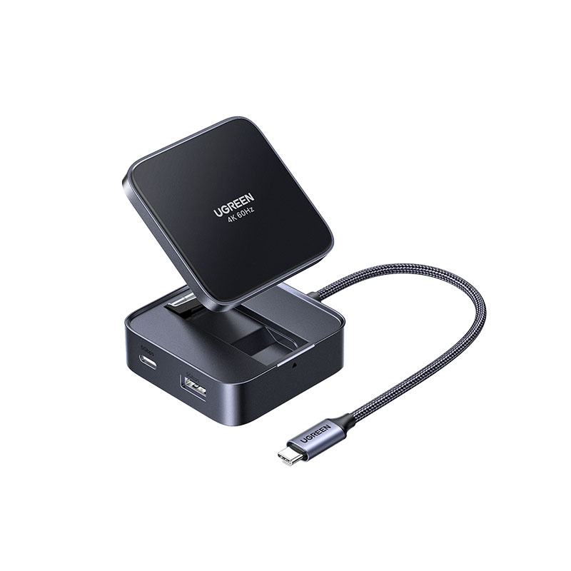 绿联磁吸支架type-c拓展坞