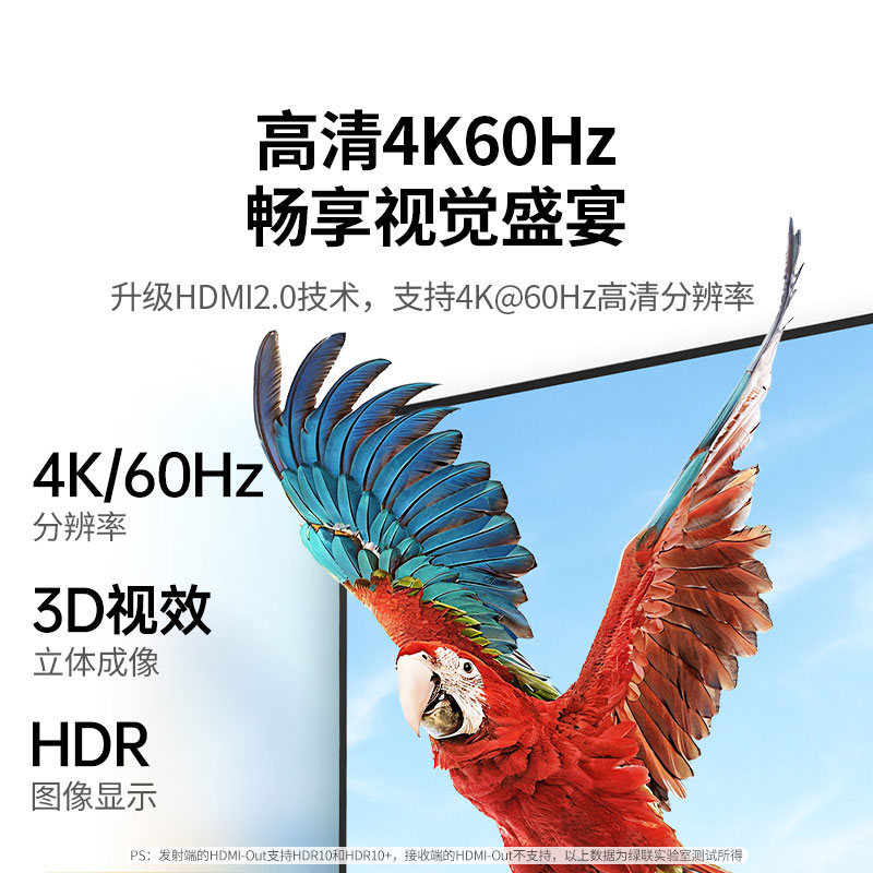 绿联hdmi光纤延长器