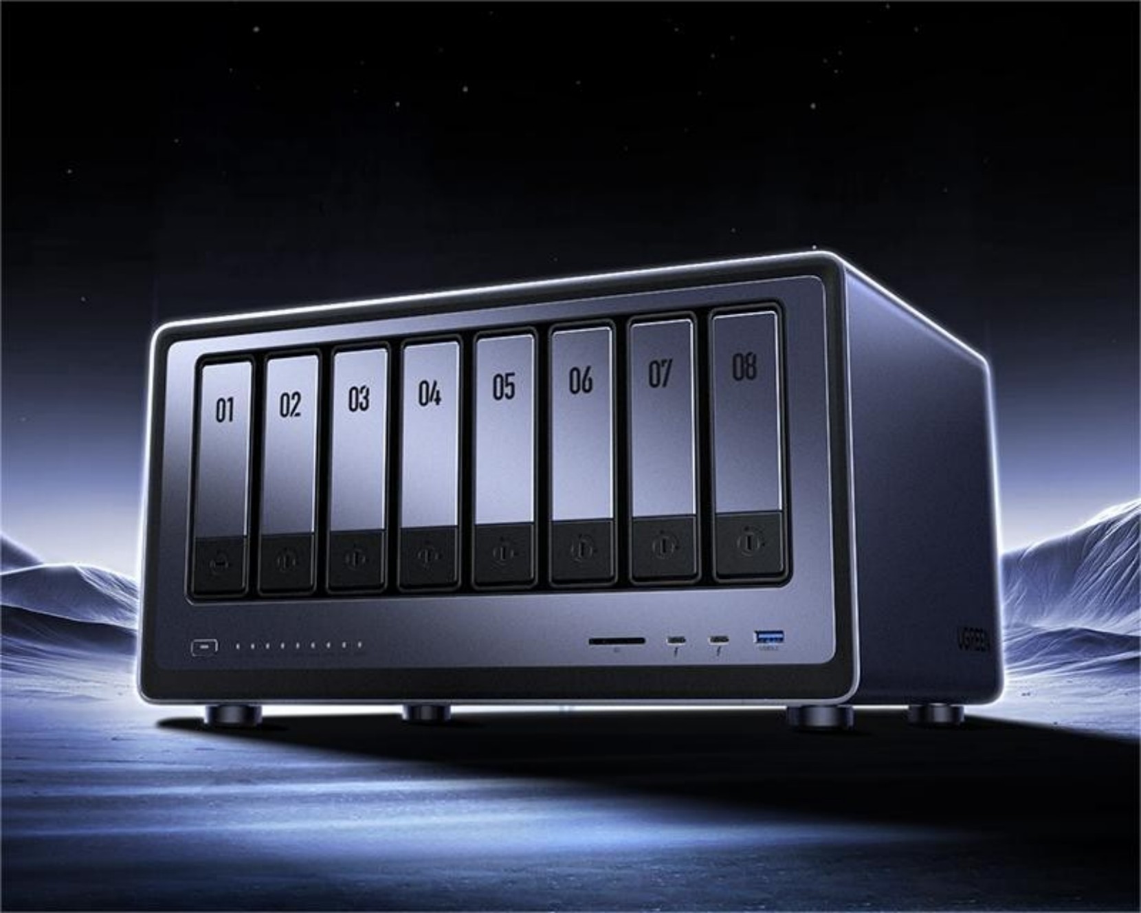 绿联nas私有云亮相服博会