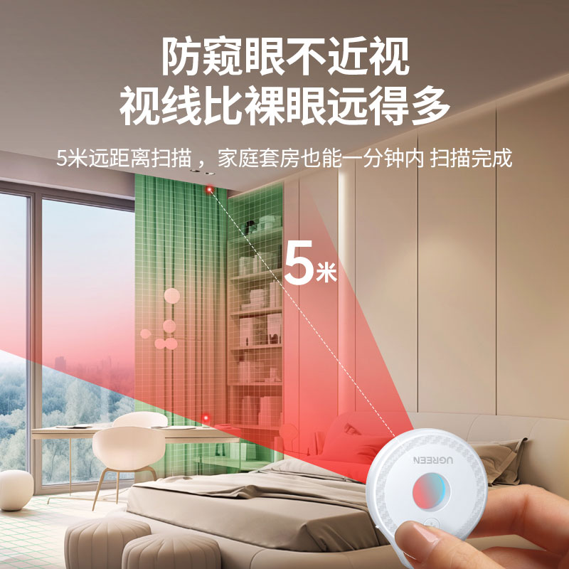 绿联酒店摄像头红外探测器