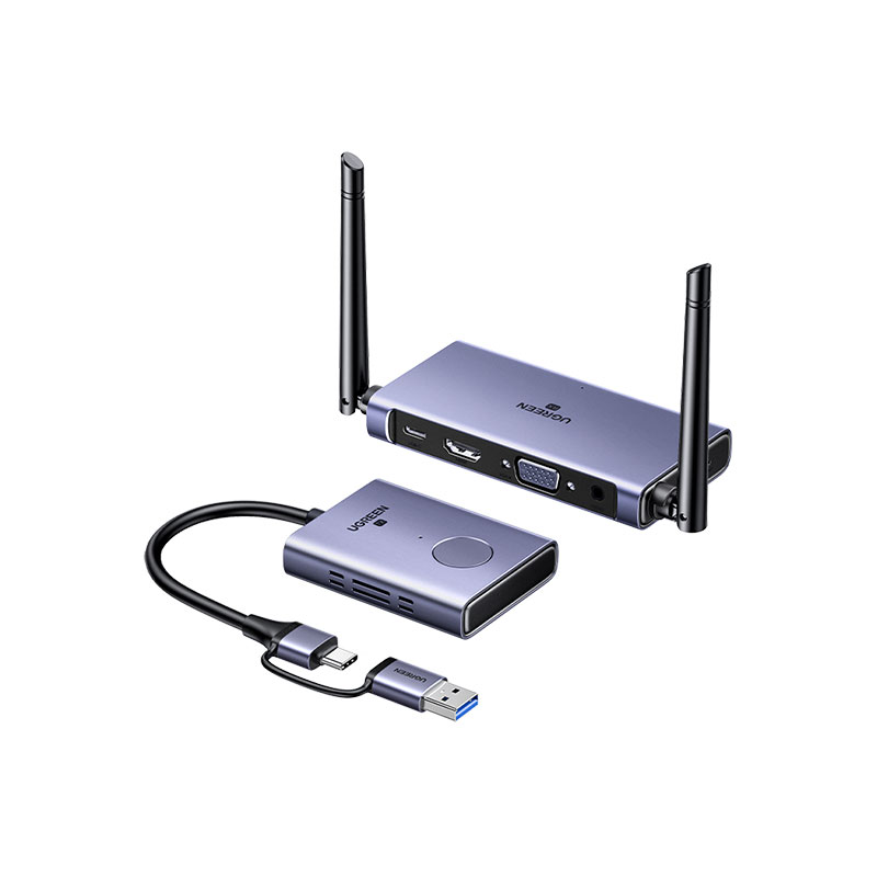 绿联usb type-c双接口 企业级无线投屏器