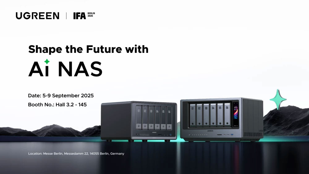 ugreen绿联亮相 ifa2025 展示新一代magflow与ai nas：提升科技新体验