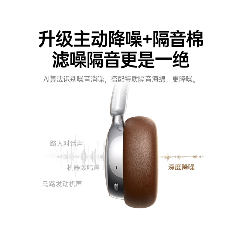 绿联retro3复古头戴式主动降噪耳机