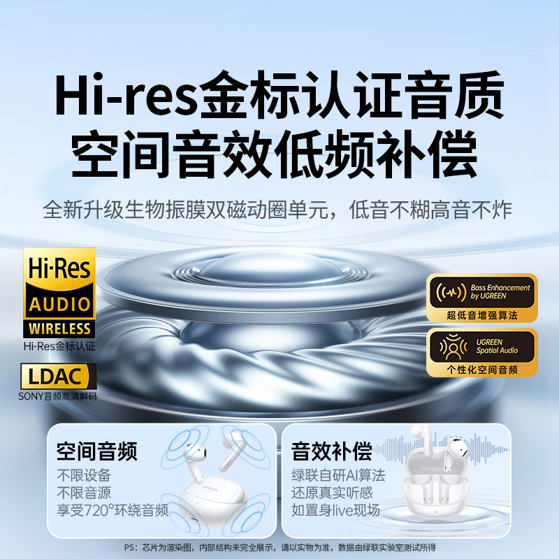 绿联hitune h6 pro 主动降噪蓝牙耳机