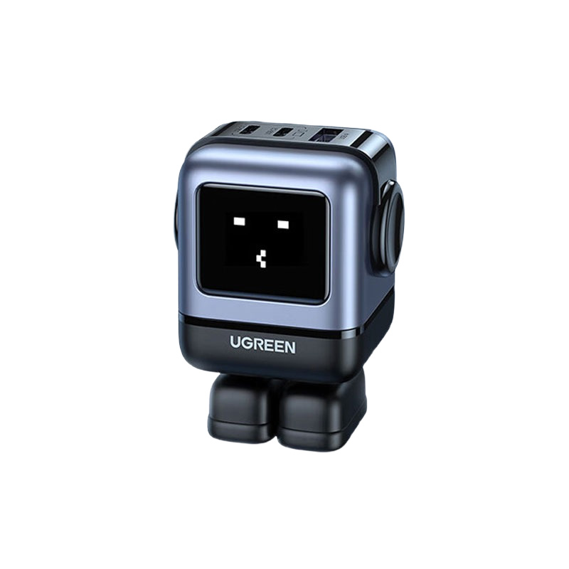 绿联q湃机器人 65w 氮化镓充电器