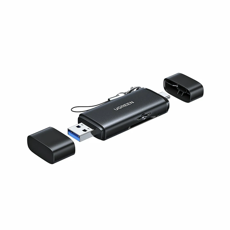 绿联双口高速双接口读卡器 sd/tf同读