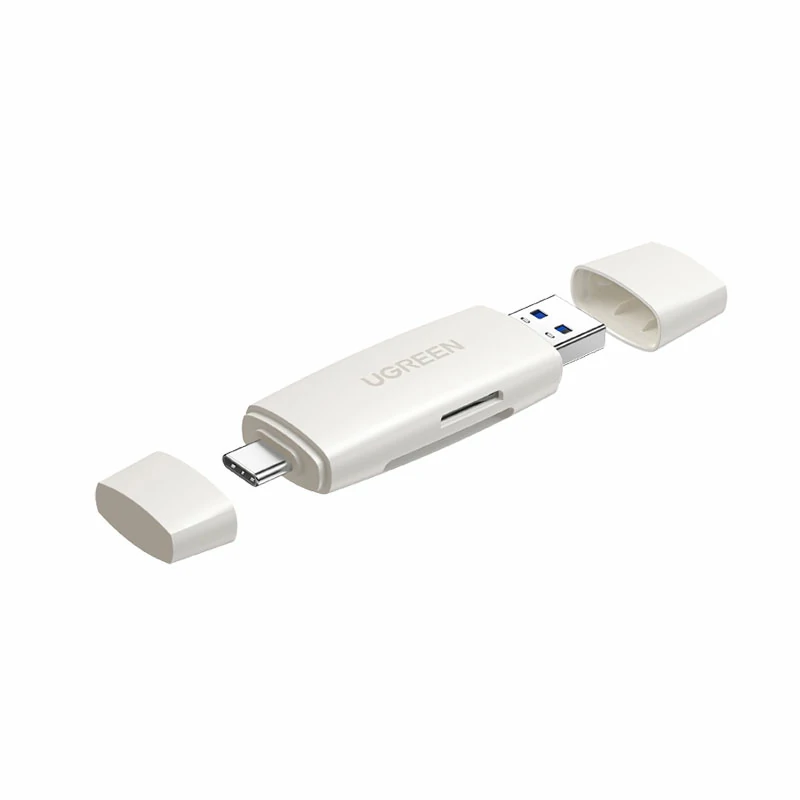 绿联usb3.0读卡器 type-c/usb-a双口双卡同读