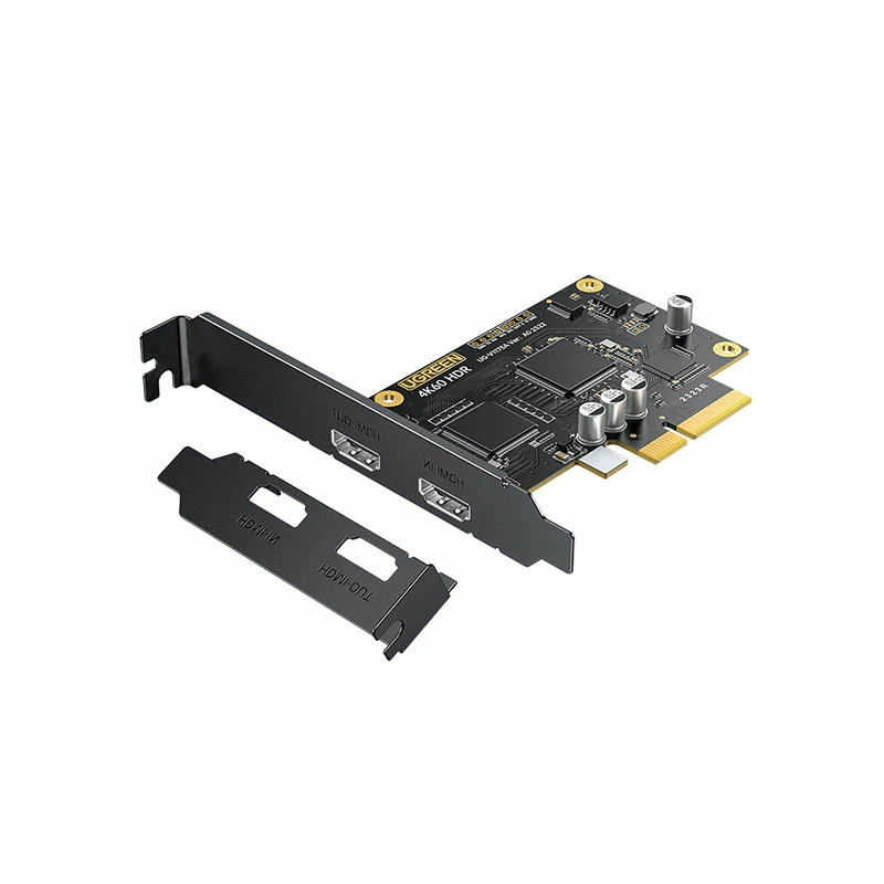 绿联 pci-e 内置采集卡 4k60hz 高清游戏直播录制卡