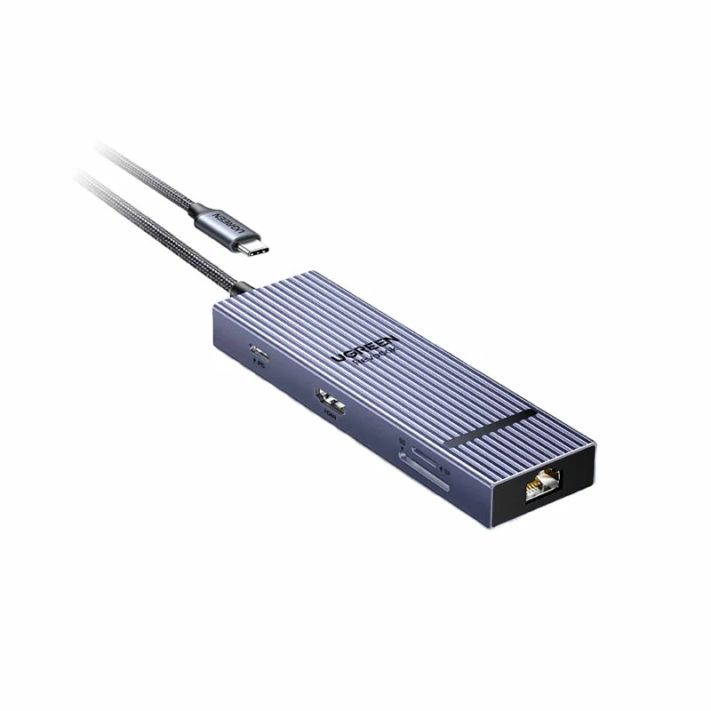 绿联type-c 3.2 九合一鳍纹拓展坞