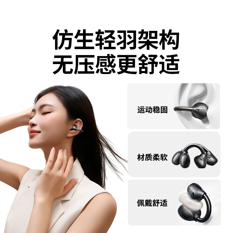 绿联hitune s3 pro耳夹式蓝牙耳机