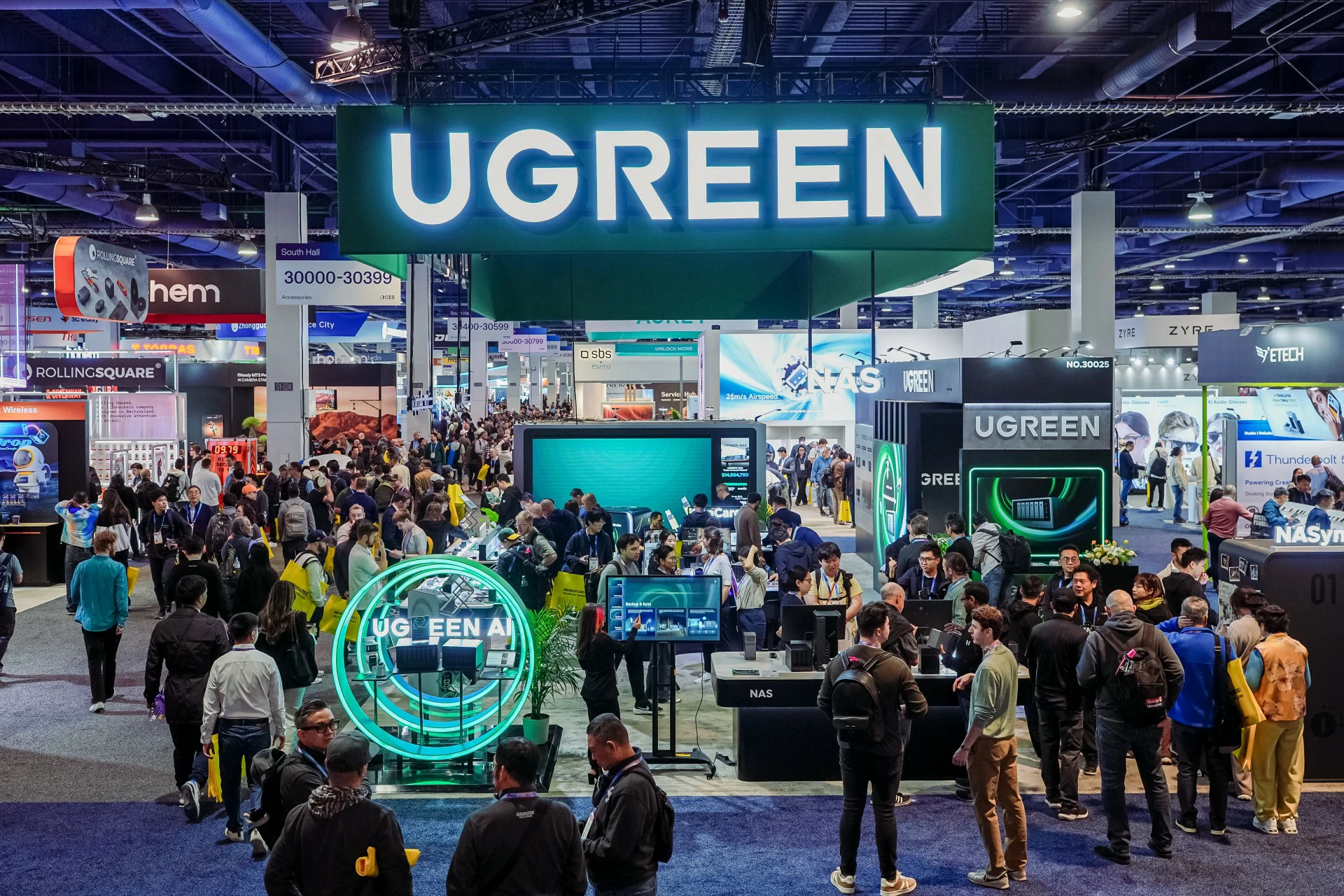 绿联亮相ces 2026，展示智慧生活新布局！