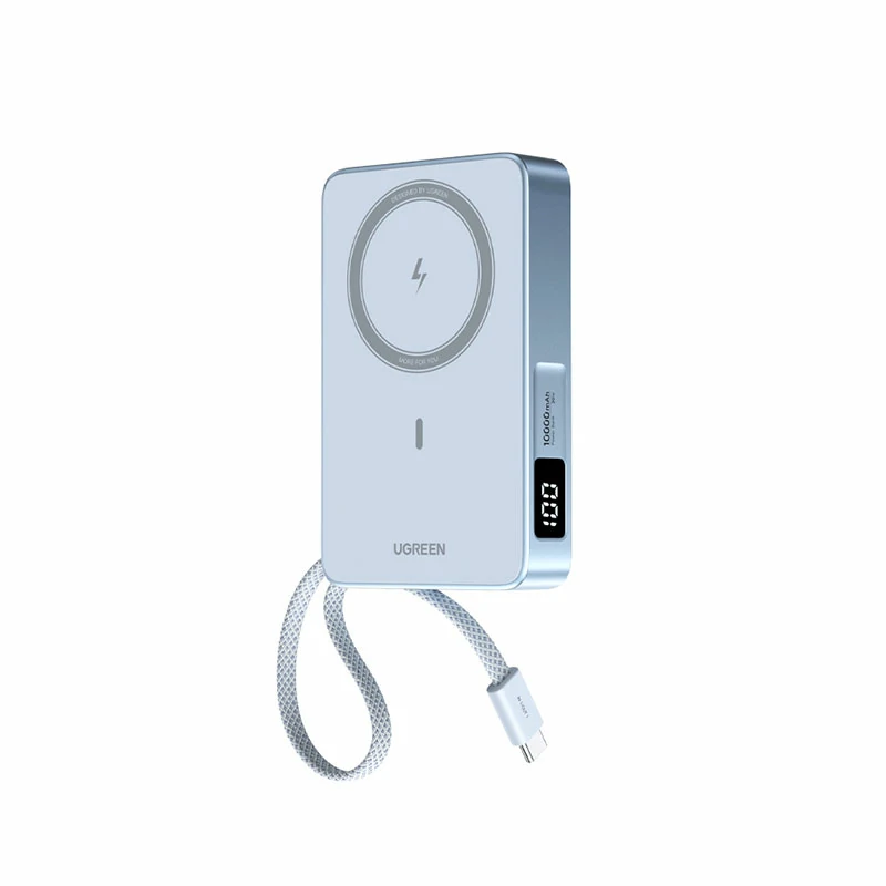 绿联 磁吸能量宝 二合一移动电源 10000mah