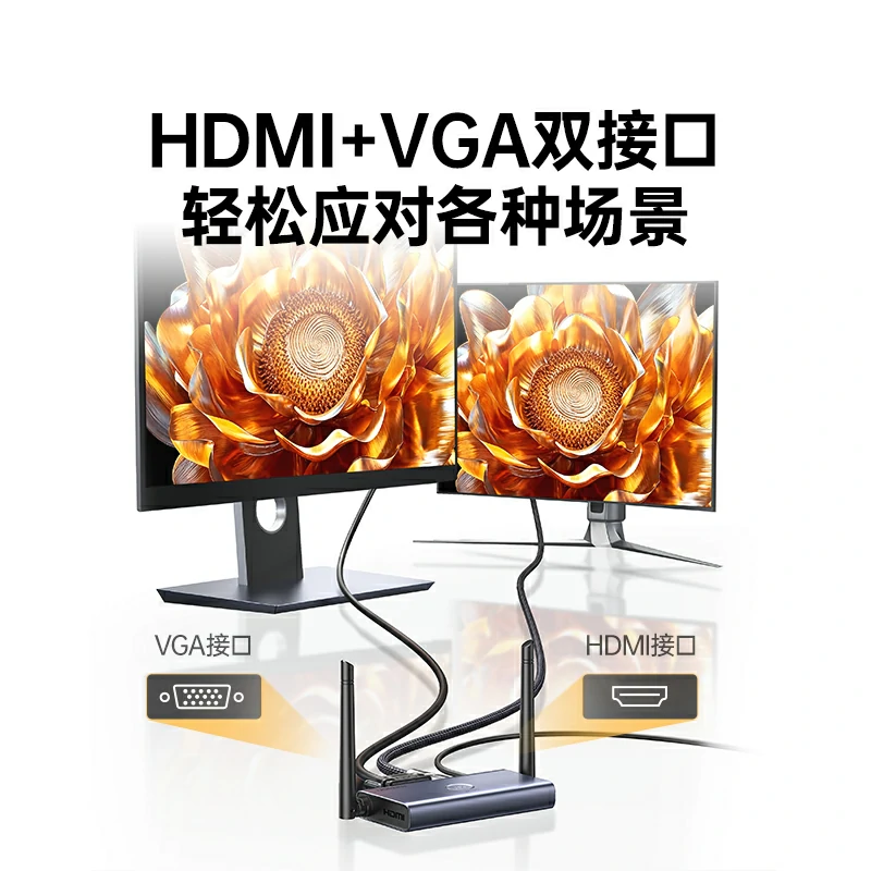 绿联点对点4k hdmi无线投屏器