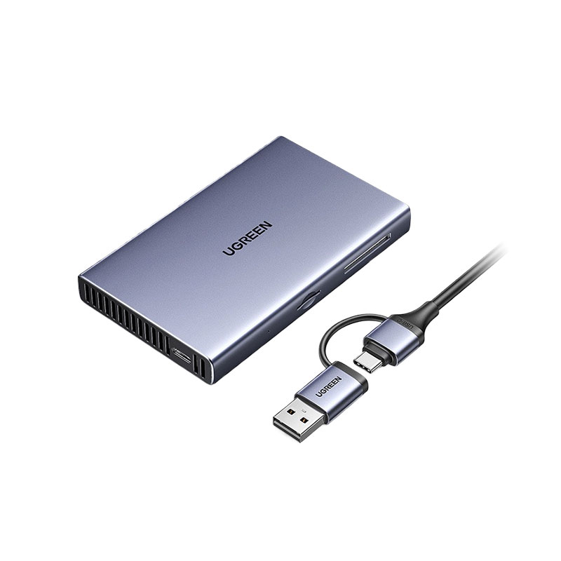 绿联usb-a c高速读卡器 sd/tf7.1