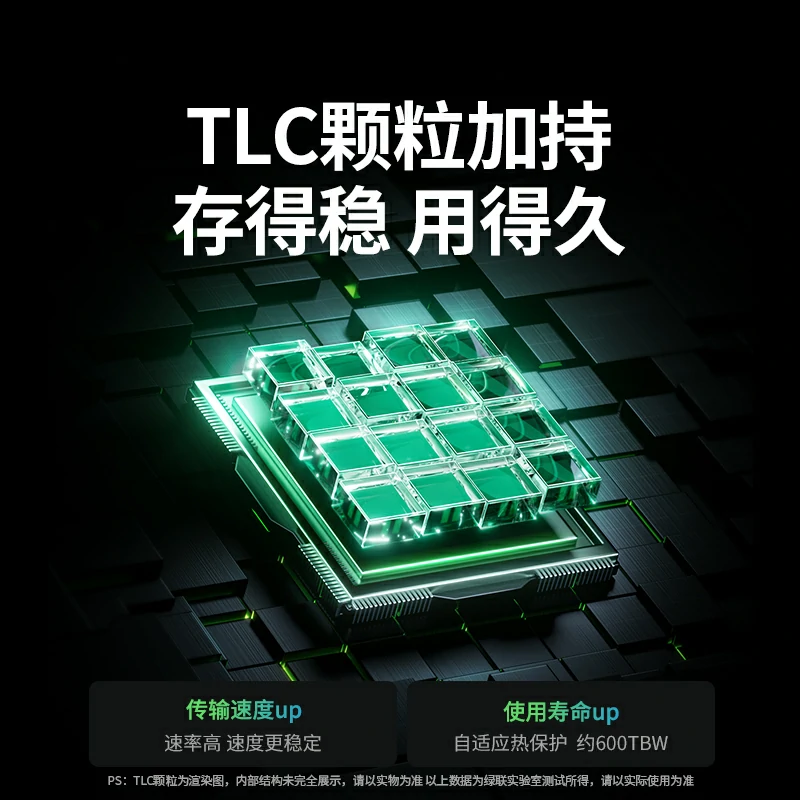 绿联go20智显款 1tb 移动固态硬盘（pssd）
