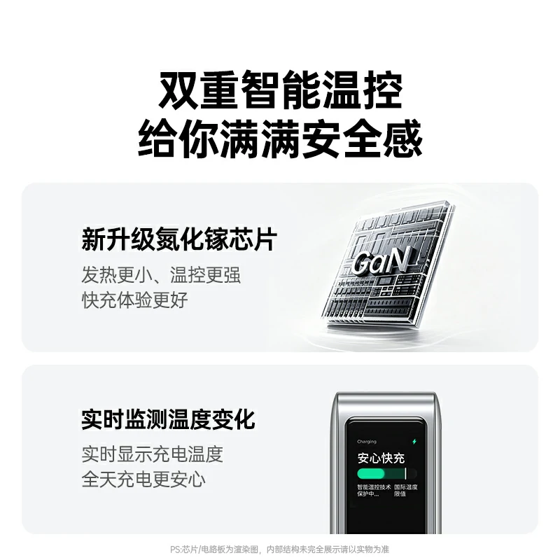 绿联速显充 160w快充屏显氮化镓五口充电器 易烊千玺同款