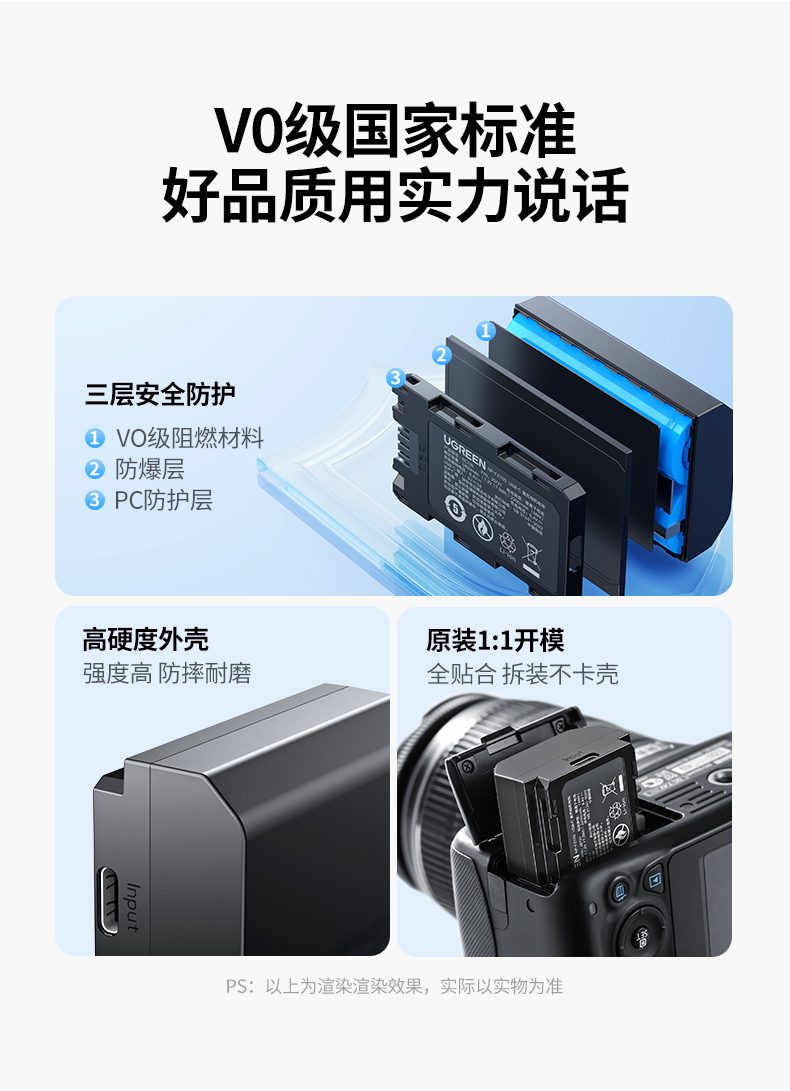 绿联索尼相机电池稳定输出测试，性能表现稳定