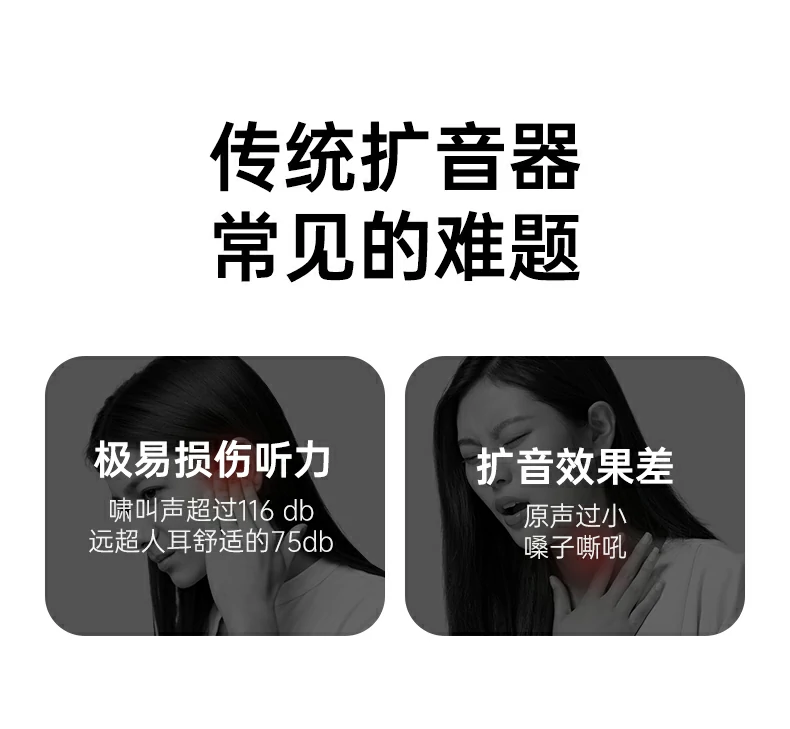 绿联v6领夹版扩音器 便携式全场景高清扩音设备