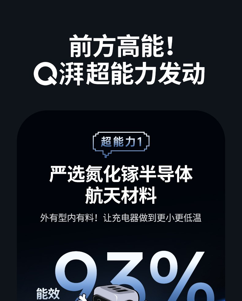 绿联cd361 65w充电器手机快充展示