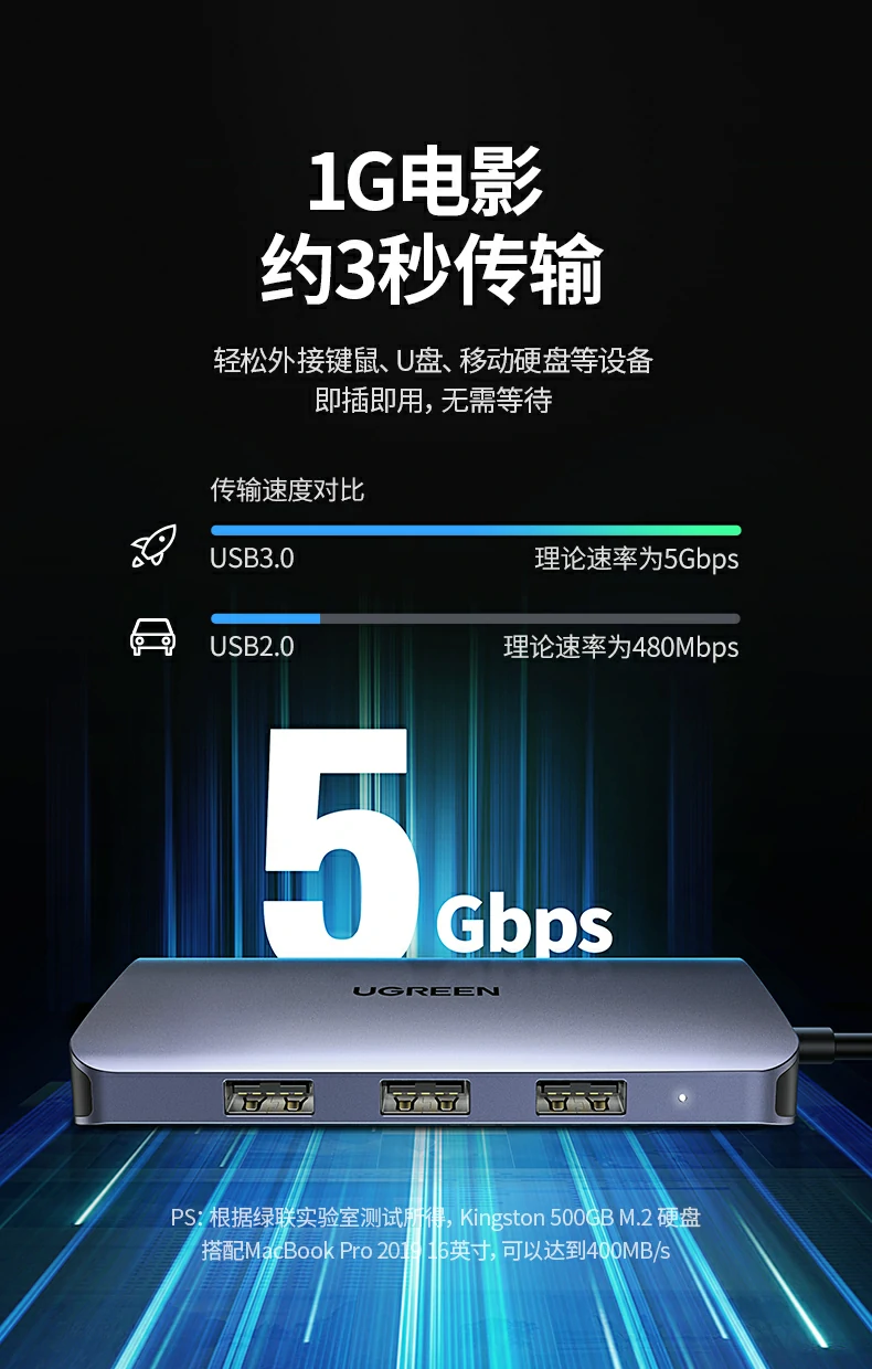 阳极氧化喷砂 - 温润触感,耐磨防腐蚀 绿联cm179-40873 阳极氧化喷砂表面处理效果