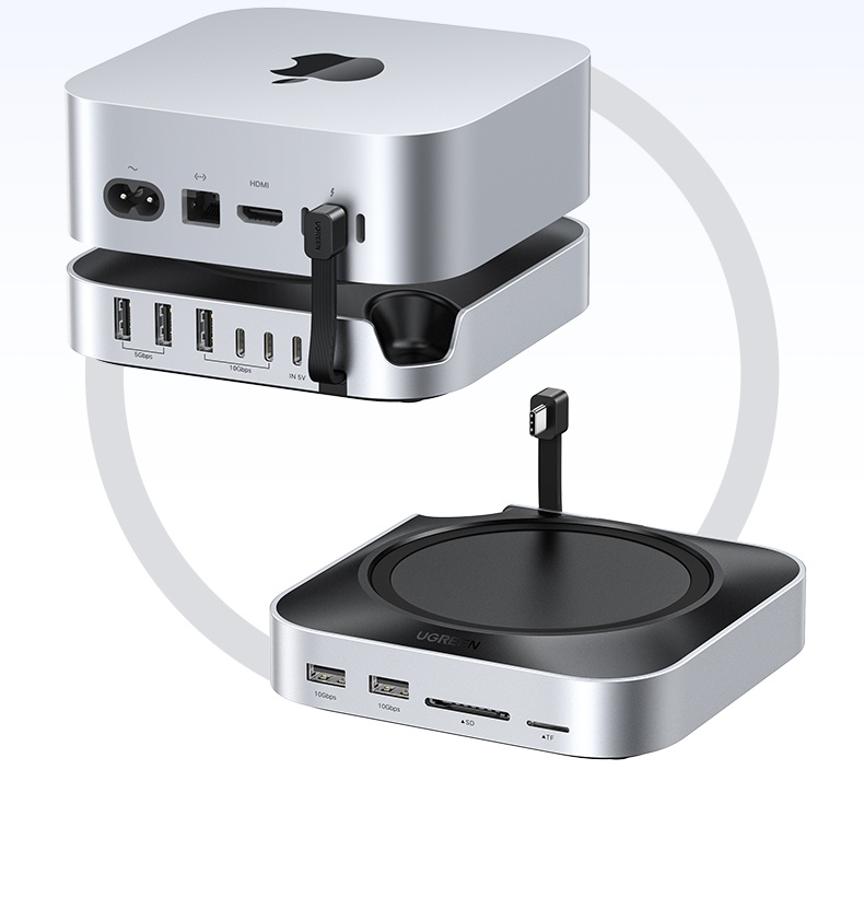 绿联macmini专用硬盘盒扩展坞 绿联macmini专用硬盘盒扩展坞